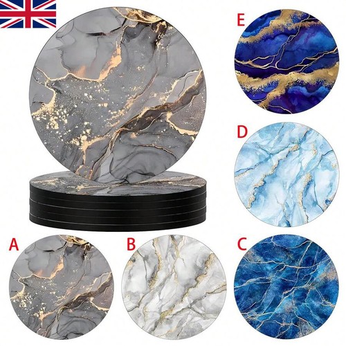 Coasters set marble - of,