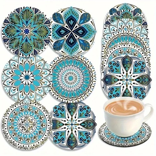6pcs floral geometric - floral, &