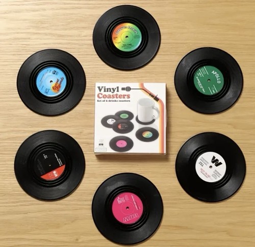 6pcs retro mini vinyl - retro,