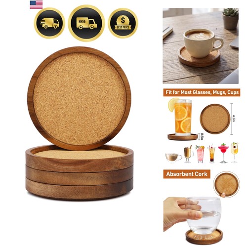 Wooden drink coasters - coasters, of