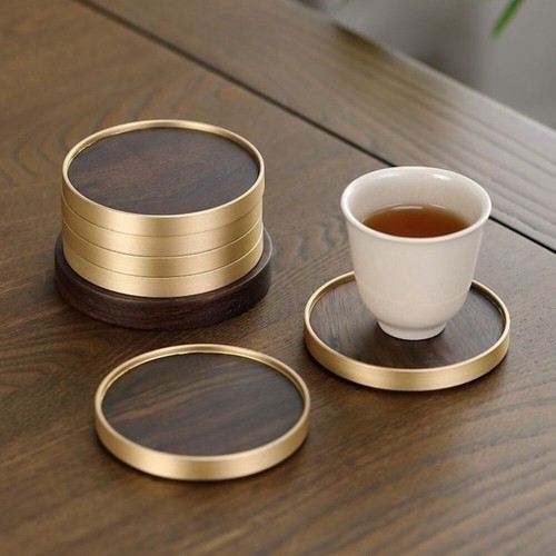 1pc wood round - 1pc, coaster