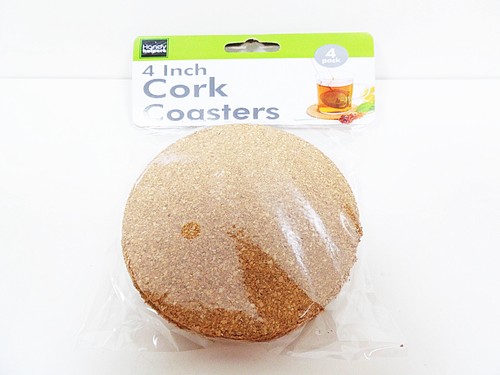Coasters inch round cork - coasters,