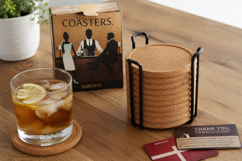 Barvivo cork drink - cork, coasters