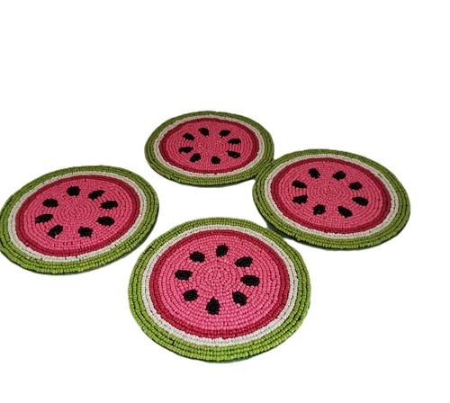 Vintage watermelon beaded - vintage,