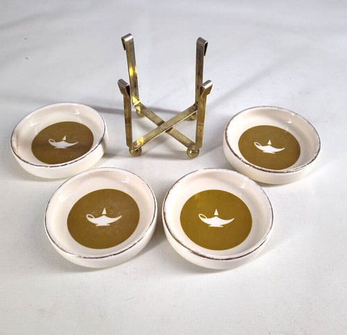 Vtg porcelain coaster set - vtg,