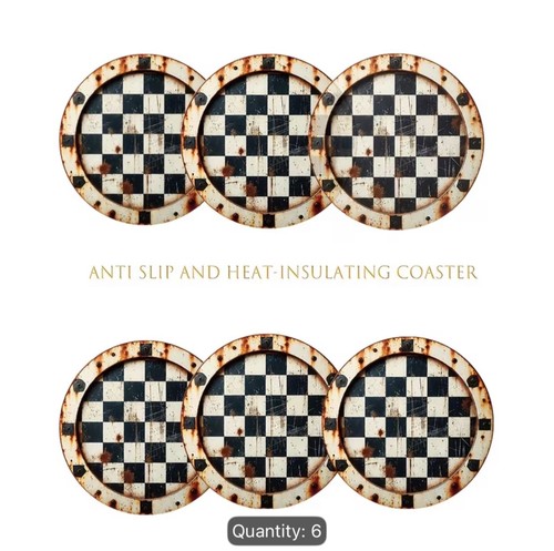 6pc black white - 6pc,
