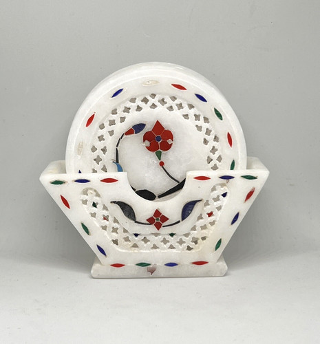 Marble coaster set - coaster, 6