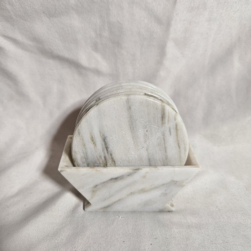 Vintage marble coaster - vintage, set