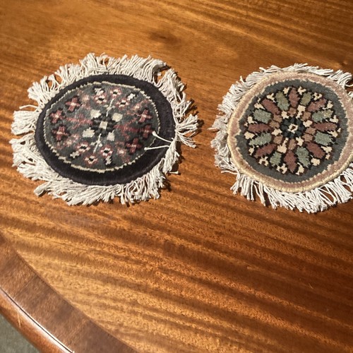 Woven table coasters - woven,