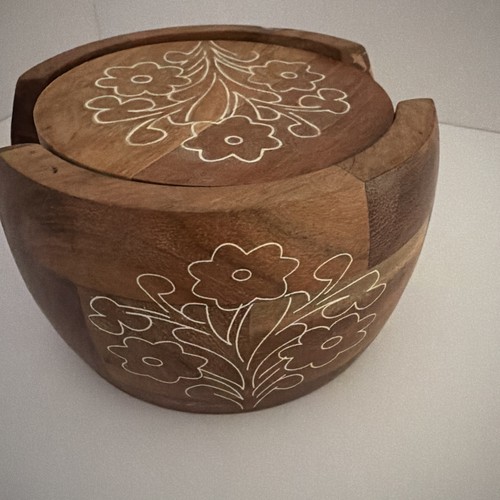Hand carved wooden table - hand,